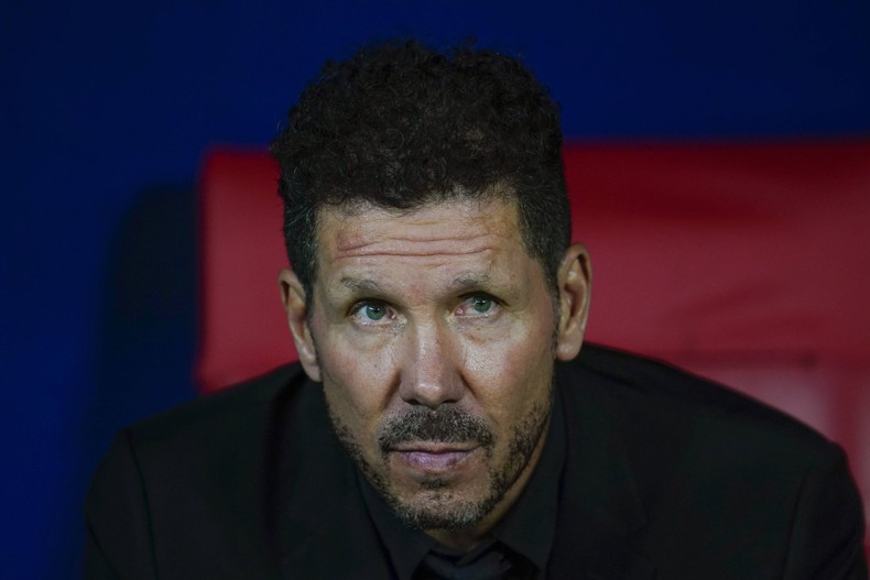 El entrenador del Atlético de Madrid, Diego Pablo Simeone, el 26 de octubre de 2022.