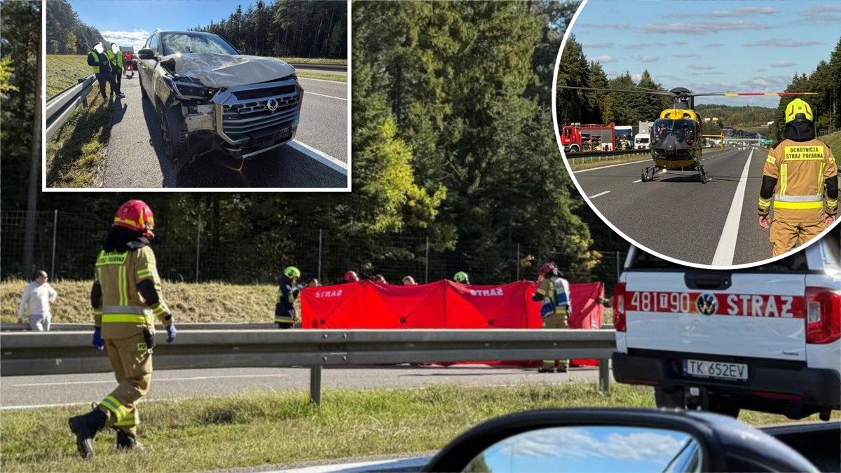 Fatal crash on S7 motorway in Świętokrzyskie province near Ostojów