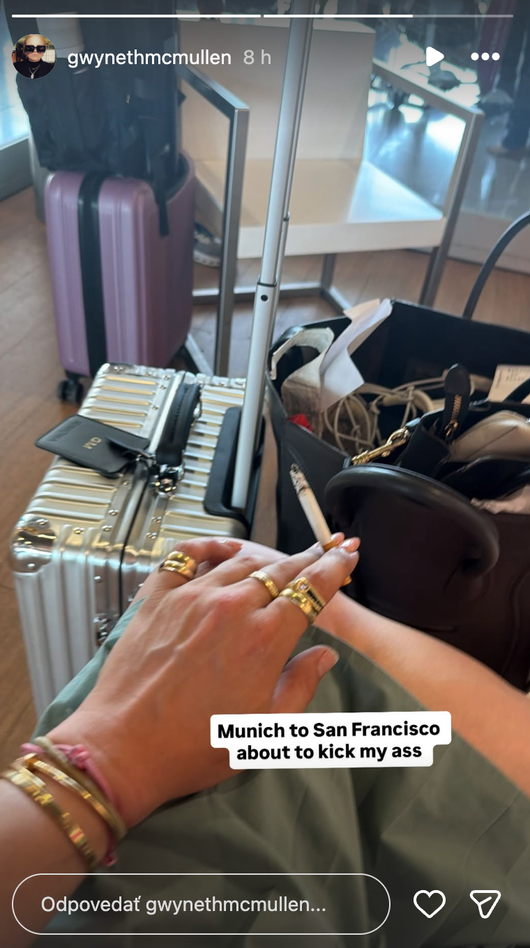 Americká influencerka Gwen McMullen mieri domov do Ameriky.