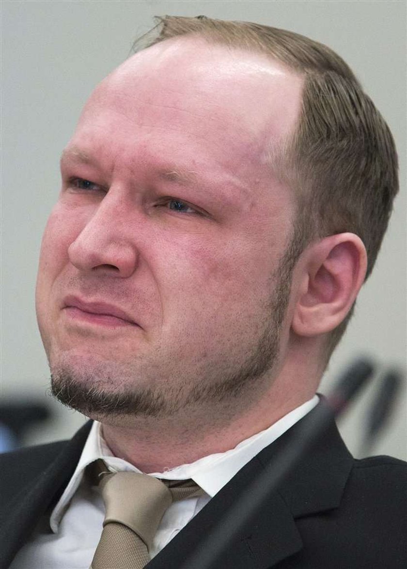 Breivik w sądzie. Delikatny uśmiech, zaciśnięta pięść