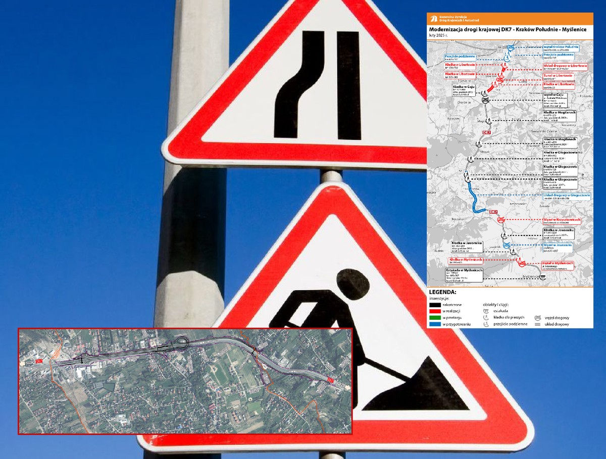 Modernizacja zakopianki. Rewolucja na obrzeżach Krakowa [MAPA]