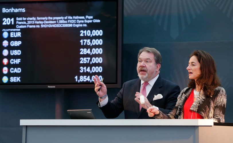 Harley-Davidson papieża Franciszka sprzedany