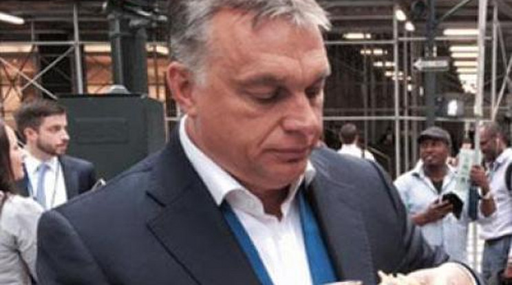 Orbán Viktor beleharapott egy jó forró amerikaiba!