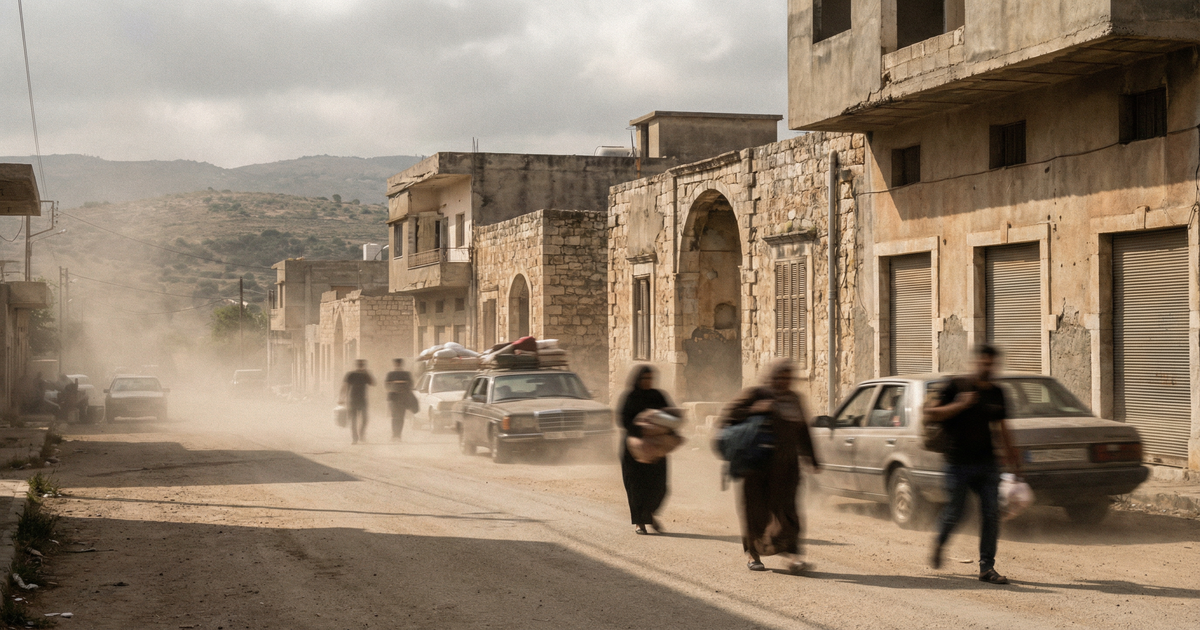 Isra-l-vacue-un-village-du-sud-du-Liban-avant-des-frappes-contre-le-Hezbollah