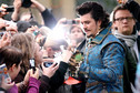 Orlando Bloom na planie filmu "Trzej Muszkieterowie"