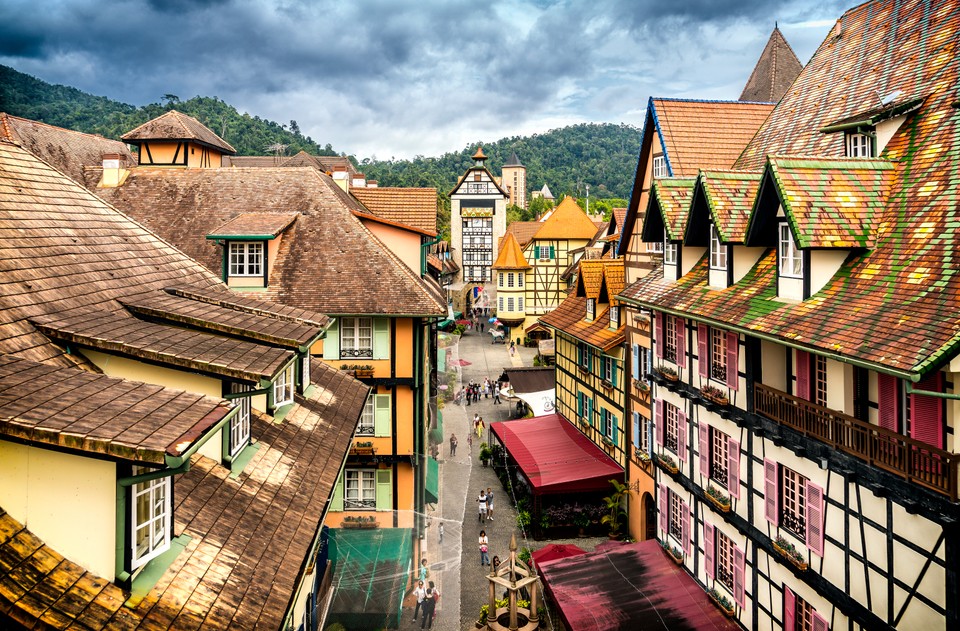 Colmar Tropicale w Malezji - kopia francuskiego miasteczka z Alzacji