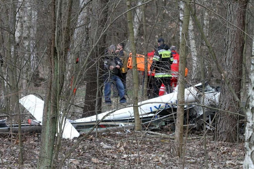 Rozbił się szybowiec! Pilot nie żyje