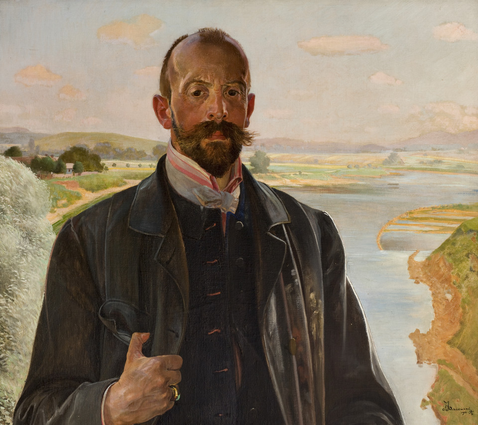 Jacek Malczewski, Autoportret, olej na płótnie, fot. MNK