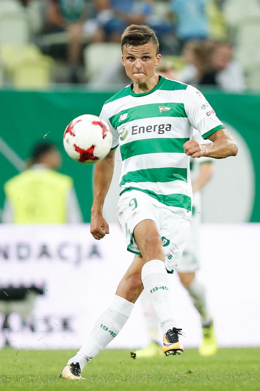 Pilka nozna. Ekstraklasa. Lechia Gdansk. Trening. 16.09.2017