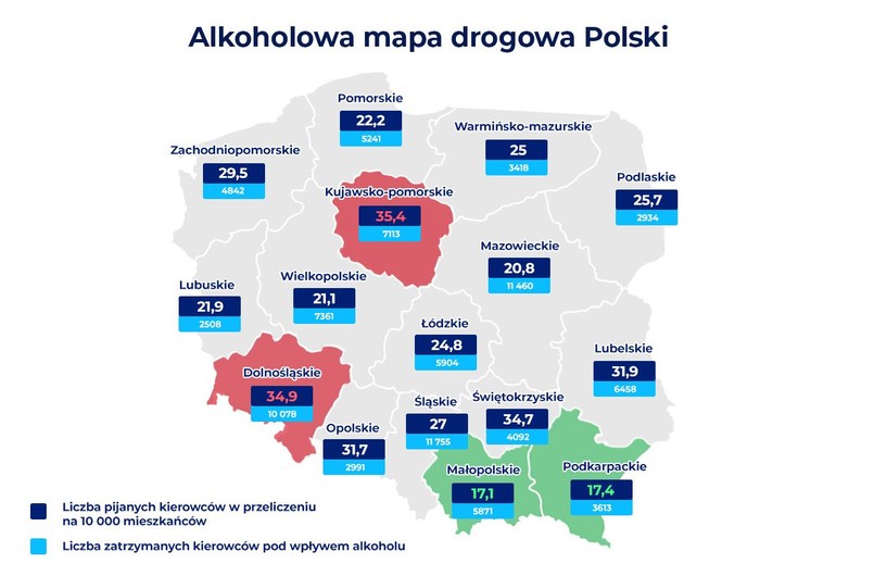 Pijani kierowcy: jazda po alkoholu to nadal polska "specjalność"