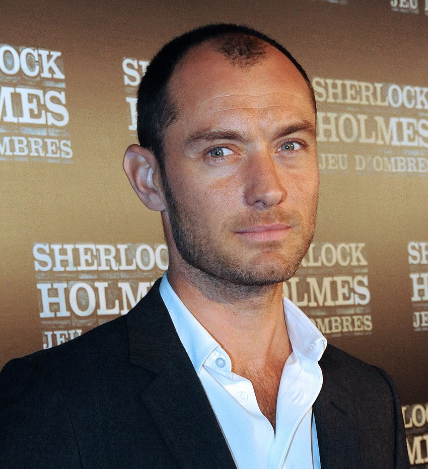 Džud Lou sinoć na premijeri filma "Sherlock Homes : A Game of Shadows"