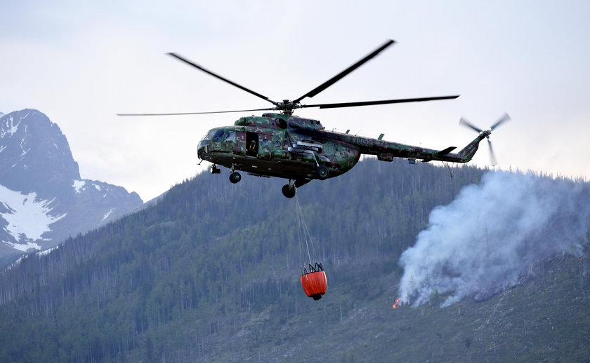 Olbrzymi pożar w Tatrach. Ewakuowano turystów