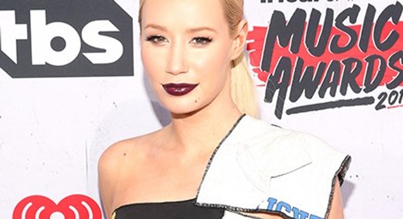 Iggy Azalea arrives iHeart Radio Music Awards 2016