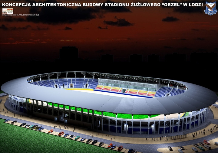 Wizualizacja stadionu żużlowego