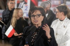 'Oni muszą się czegoś bać...'. Elżbieta Witek wyjaśniła dziennikarzom swoją przegraną