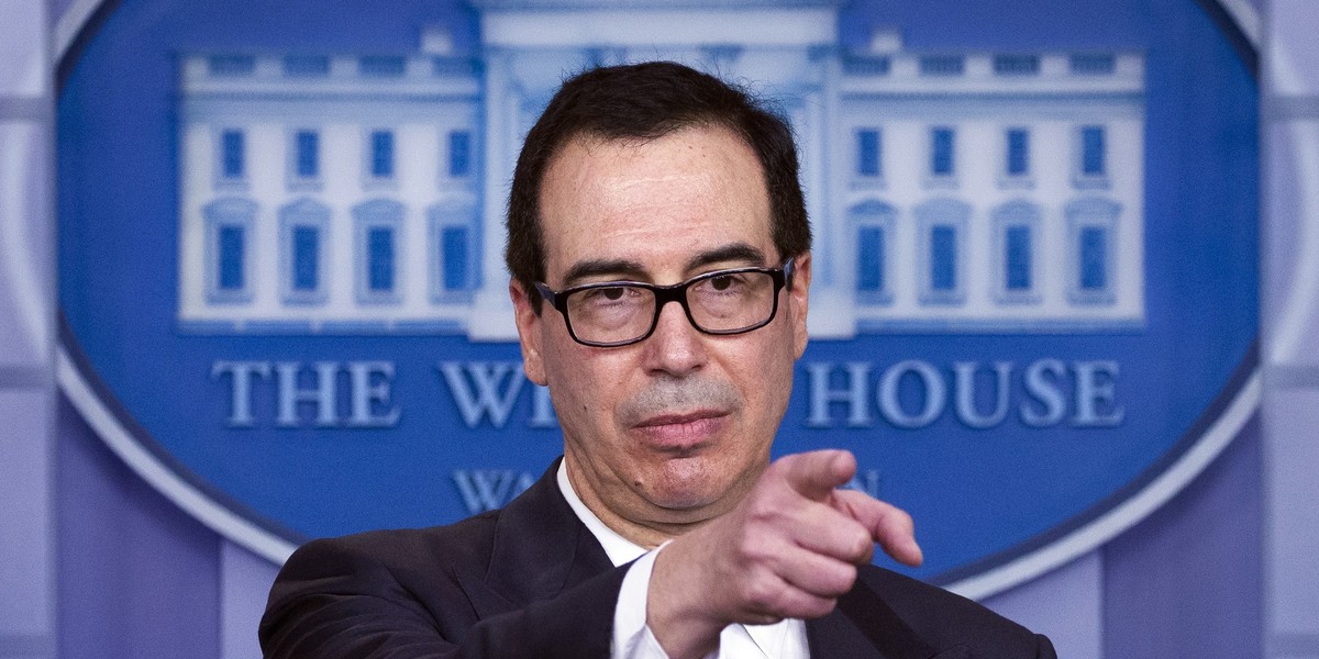 Sekretarz skarbu USA Steven Mnuchin oświadczył, że umowa handlowa USA-Chiny jest zakończona w 90 proc.