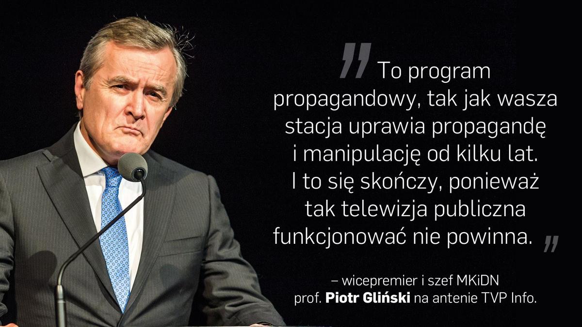 Cytaty tygodnia polityka Piotr Gliński