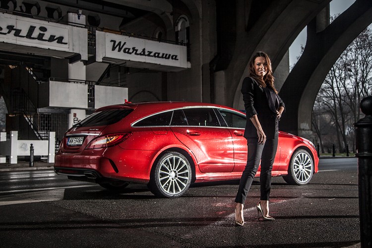 Anna Mucha i Mercedes CLS Shooting Brake