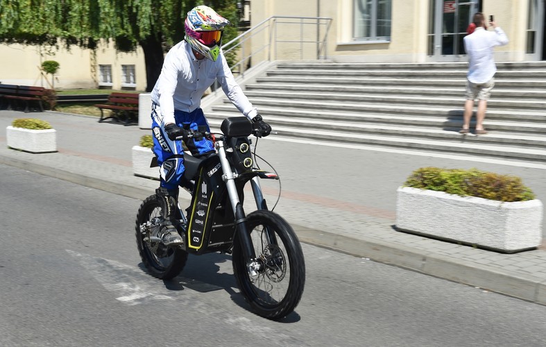 Motocykl elektryczny studentów AGH Kraków