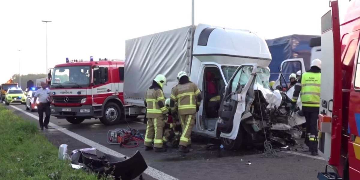 Tragiczny wypadek w Belgii. Nie żyje polski kierowca