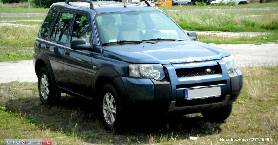 Land Rover Freelander - 5. miejsce wśród najpopularniejszych używanych samochodów typu SUV w cenie do 30 tys. zł