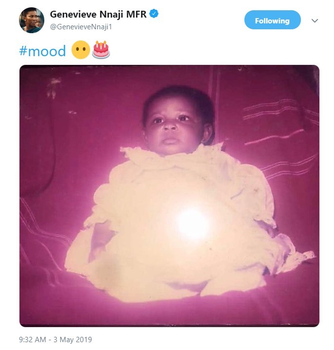 Genevieve Nnaji's childhood photo