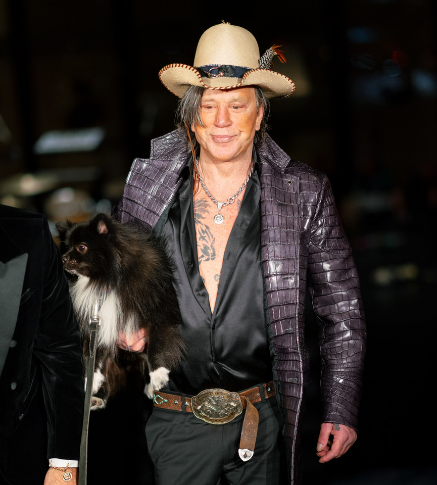 Mickey Rourke w 2019 r.