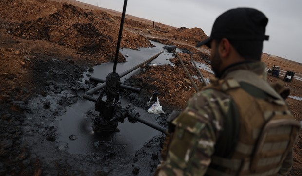 Sirijska vojska na naftnom polju Al Tavra u Raki na severoistoku zemlje 18. januara