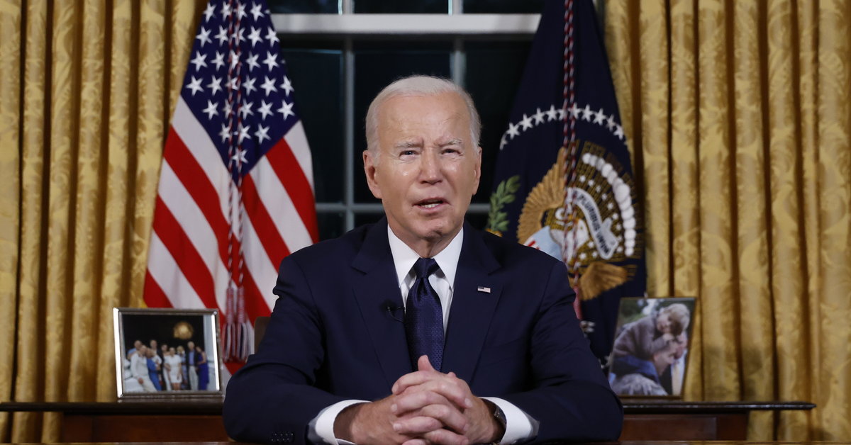 Președintele Biden a ținut un discurs.  Subiectul a fost Orientul Mijlociu și Ucraina.  A vorbit și despre Polonia