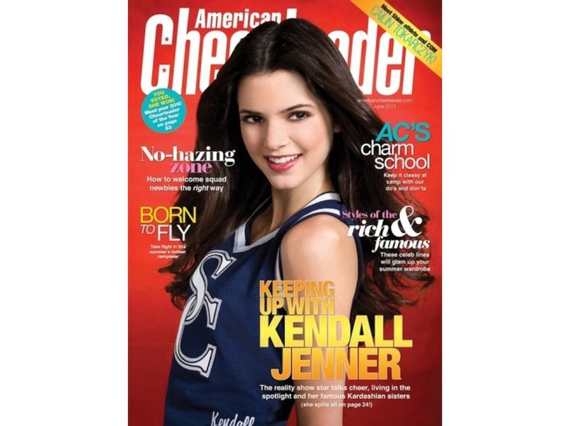 Kendall Jenner na okładce American Cheerleader Magazine