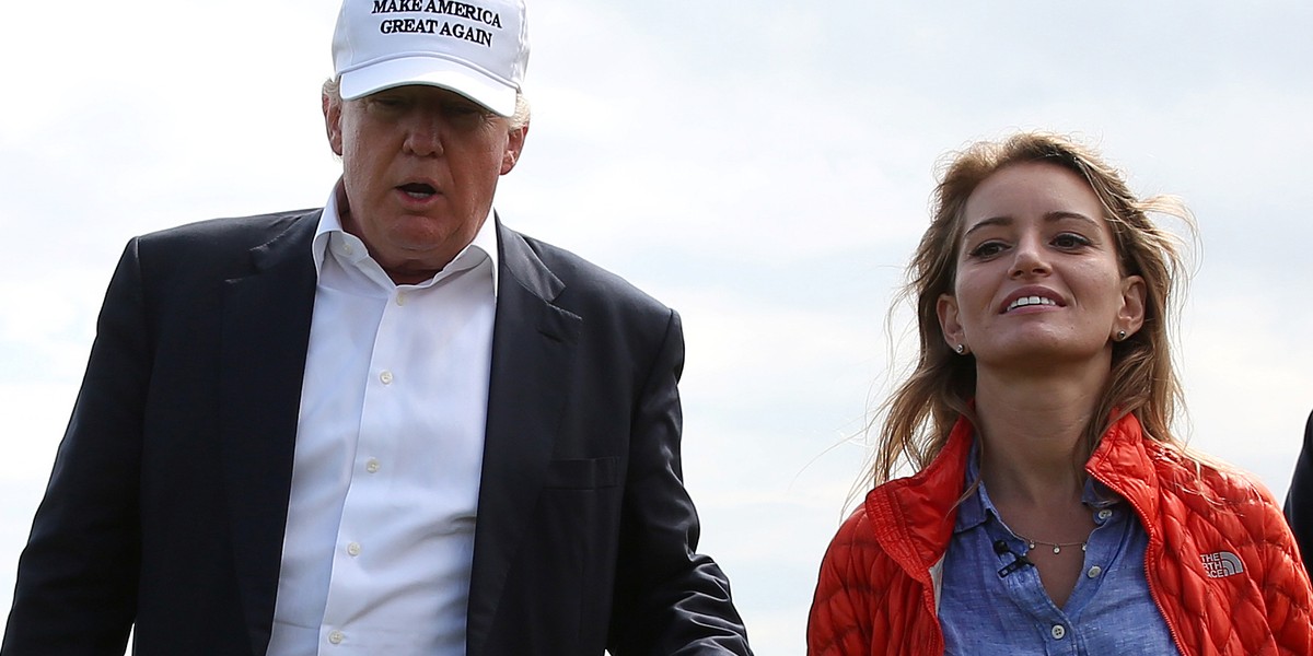 Donald Trump taunts NBC reporter from podium at Florida rally: 'You're not reporting it, Katy'