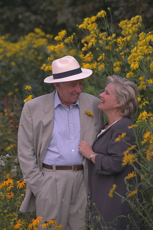 Roger Vadim i Marie-Christine Barrault w 1997 r.