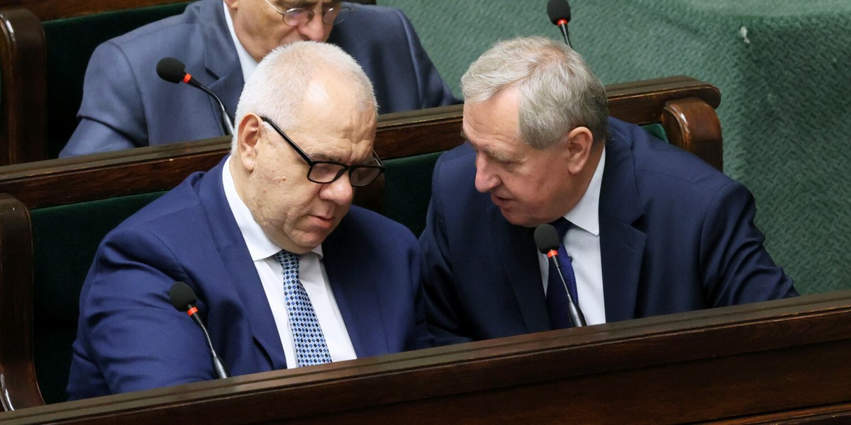 Jacek Sasin i Henryk Kowalczyk.