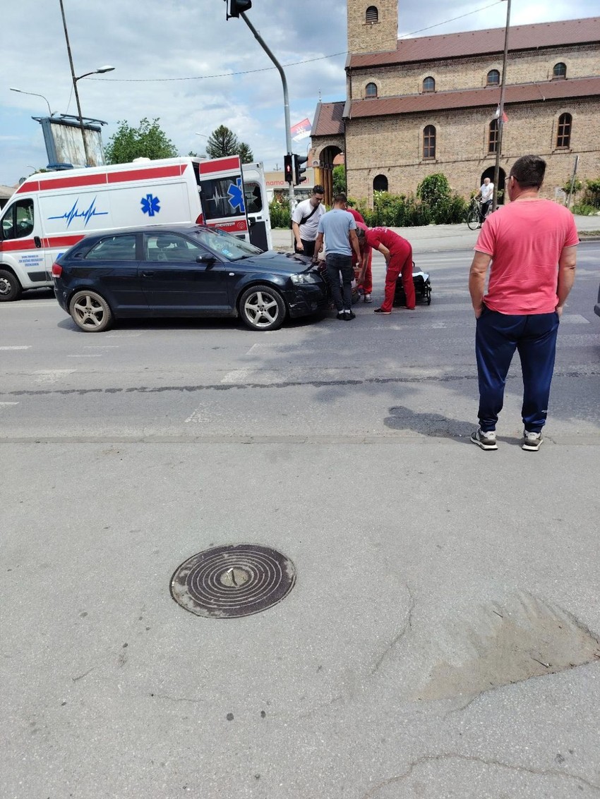 Oboren pešak u Zrenjaninu