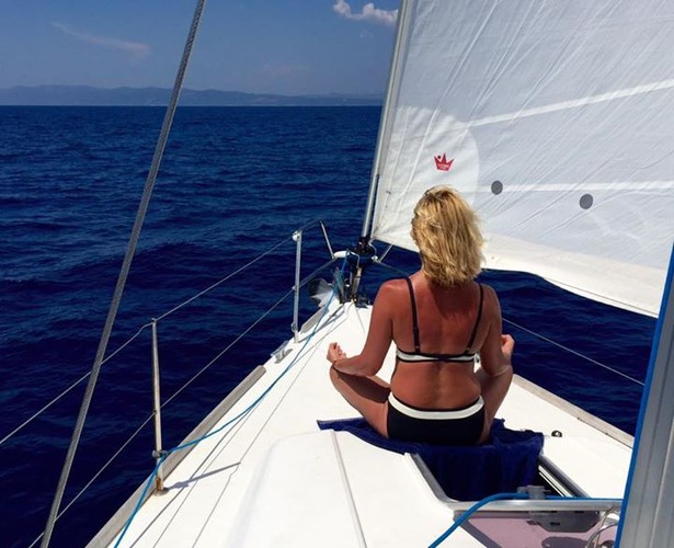 Ewa Wachowicz na wakacjach