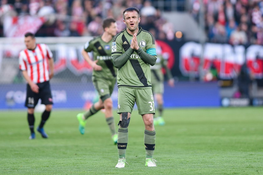 22.04.2017 CRACOVIA - LEGIA WARSZAWA EKSTRAKLASA PILKA NOZNA