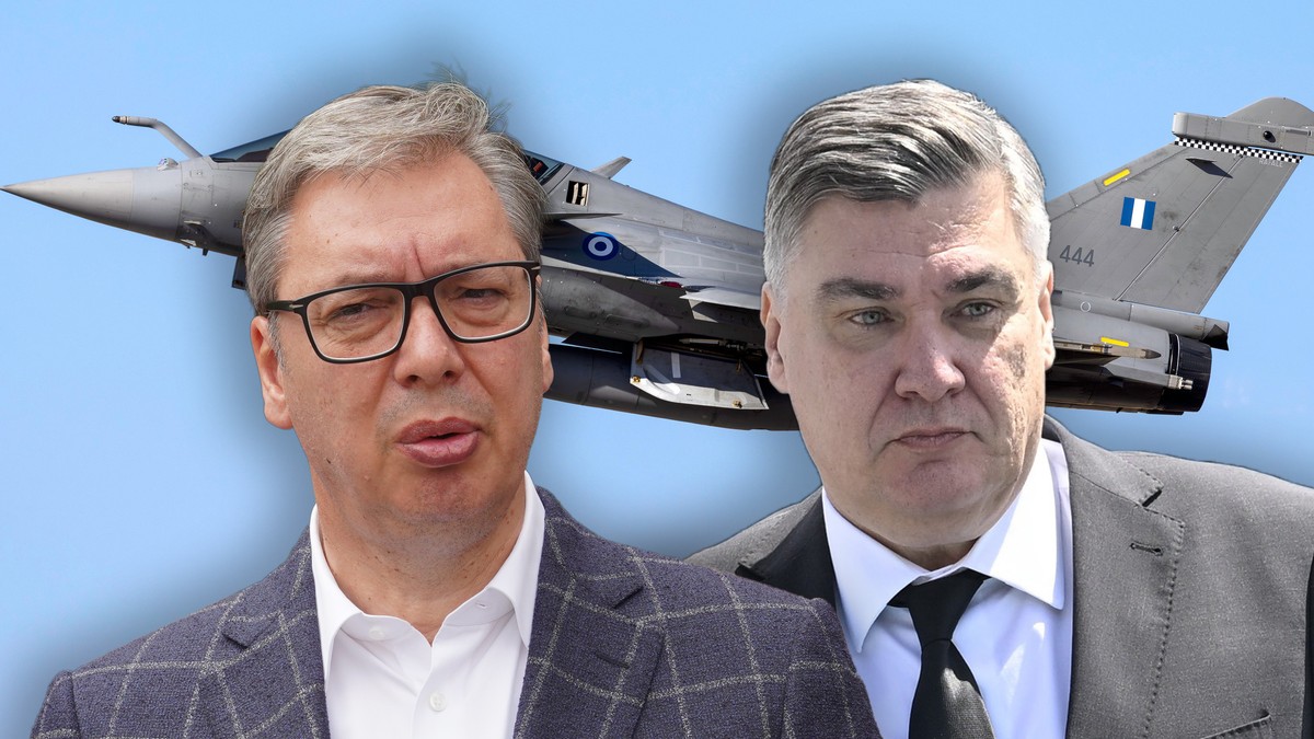 Aleksandar Vučić, Zoran Milanović i rafali  