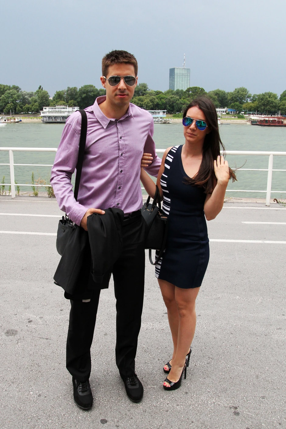 Prijatelj: Košarkaš Milenko Tepić s pratiljom