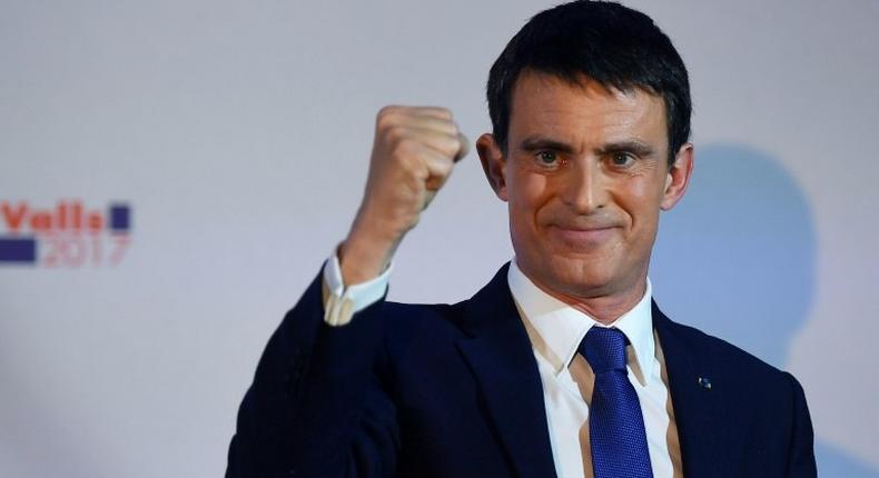 Former French prime minister Manuel Valls goes into the runoff of the Socialist presidential primary as the underdog after a first round cut seven candidates down to two