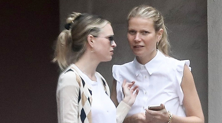 Gwyneth Paltrow lánya, Apple (balra) kiköpött hasonmása édesanyjának / Fotó: Northfoto