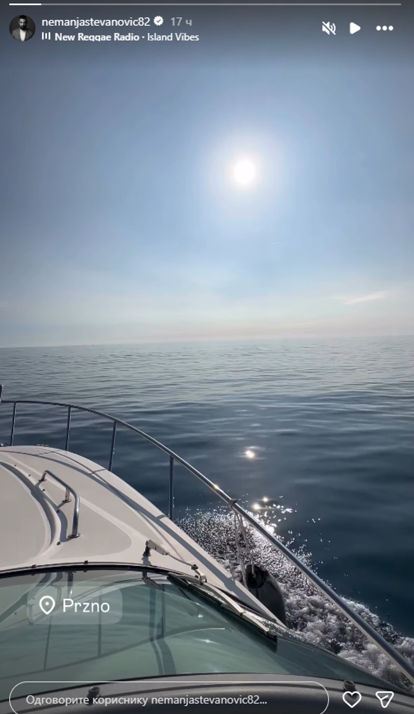 Nemanja Stevanović život na moru