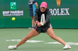 Iga Świątek w finale turnieju w Indian Wells. Marta Kostiuk zmieciona z kortu [WIDEO]