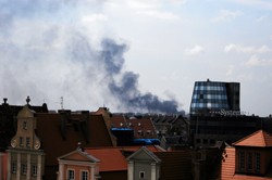 Ewakuowano około 100 osób. Pożar we Wrocławiu to podpalenie?