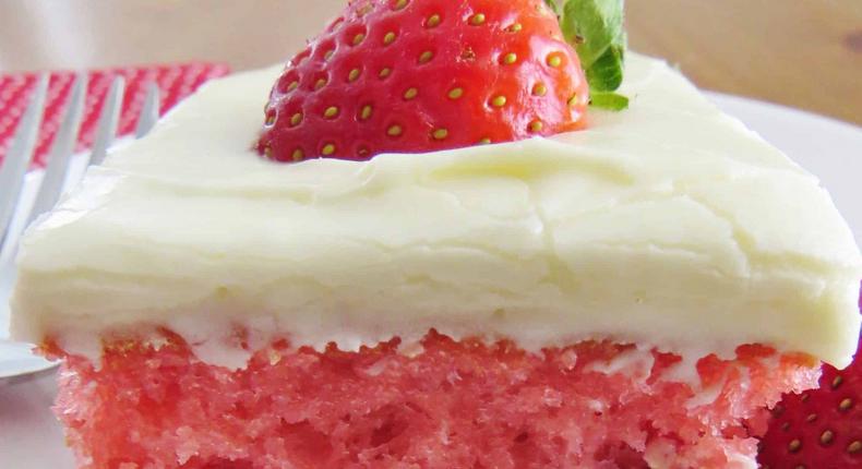 Strawberry cake