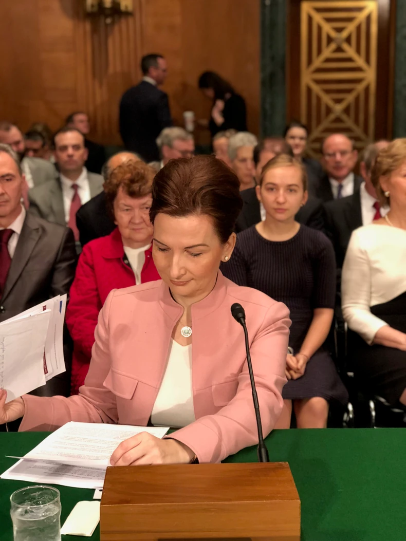 Jelena Mekvilijams u Senatu