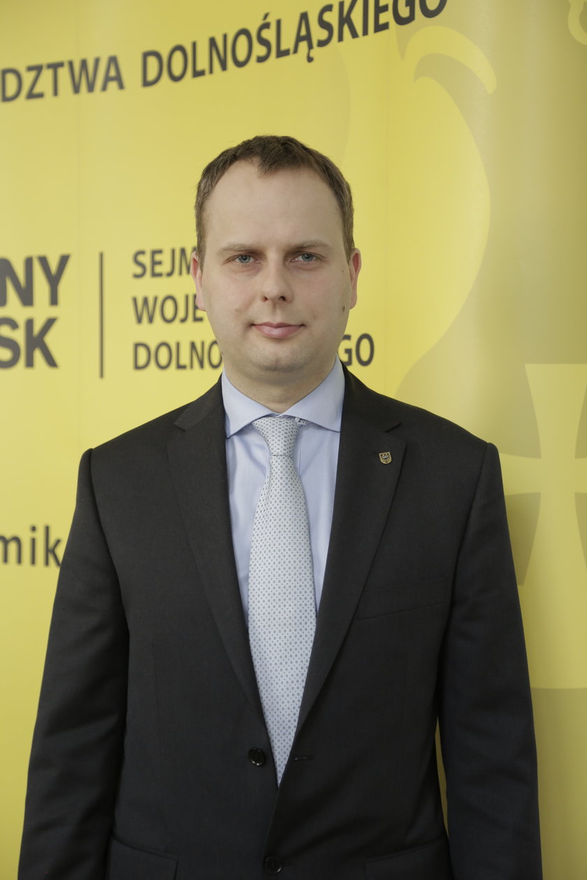 Paweł Hreniak (35 l.), radny PiS w sejmiku województwa dolnośląskiego