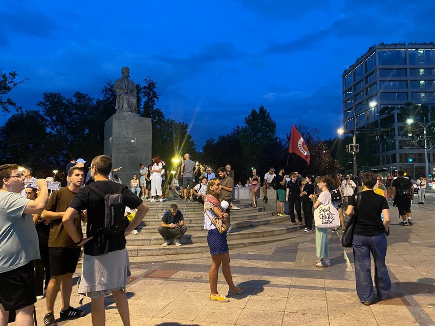 Protest Vukov spomenik