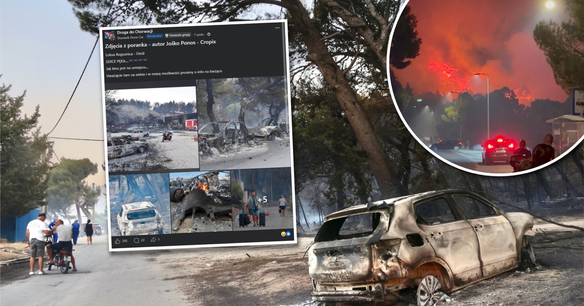 Pożar w Chorwacji: Polacy na wakacjach w szoku. Dramat ewakuacji i zniszczeń