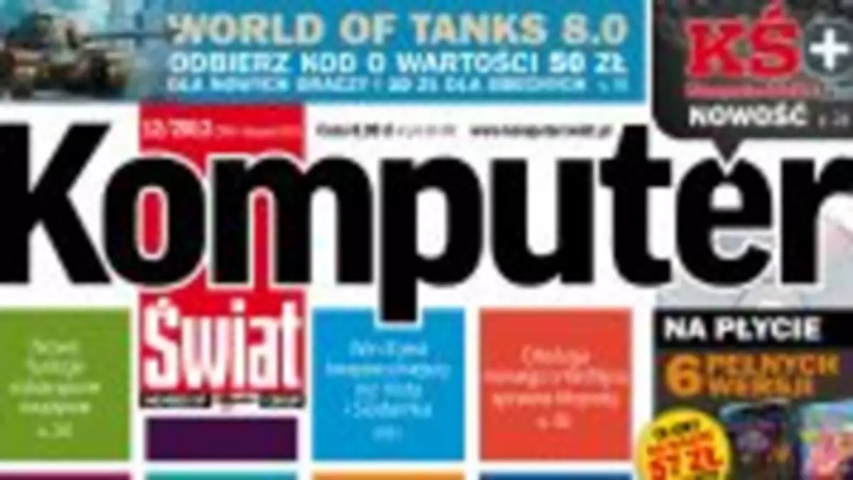 Kup nowy numer Komputer Świata i zgarnij 50 zł do World of Tanks