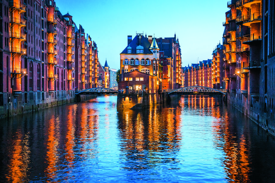 Dzielnica magazynowa Speicherstadt w Hamburgu w 2015 roku została wpisana na listę światowego dziedzictwa UNESCO.